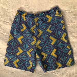 🌞Max Active World Wide Vintage 90s Hi Rise Geometric Design Shorts Bots Large